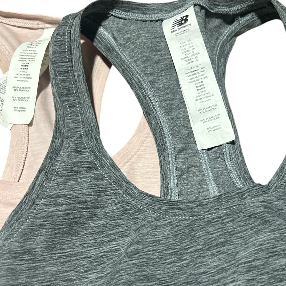 New Balance 2pcs Racer back Tank Tops - Picture 2 of 2
